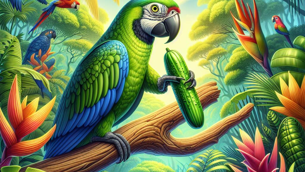 Is cucumber good for parrots?